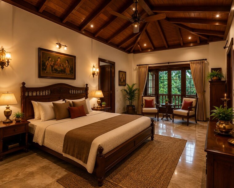 Bedroom, punkunnam 3 Bedroom 2000 Sq.Ft. Independent House In Punkunnam Thrissur 10506660