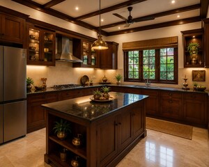 Kitchen in 3 BHK Independent House at Punkunnam – for Sale