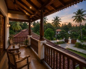 Balcony in 3 BHK Independent House at Ayyanthole – for Sale