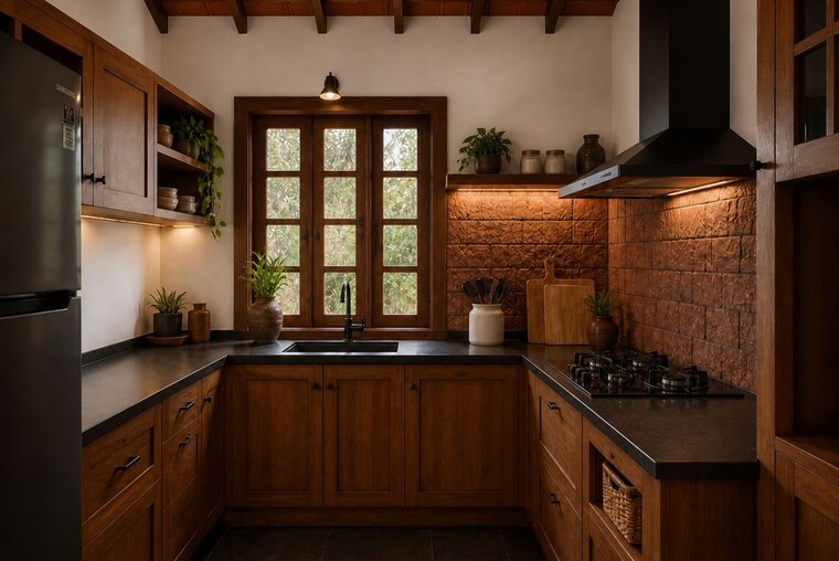 Kitchen, nellikunnu 3 Bedroom 2000 Sq.Ft. Independent House In Nellikunnu Thrissur 10506676