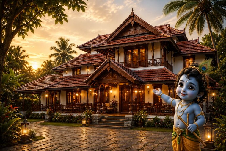 Exterior View, amala nagar 3 Bedroom 2000 Sq.Ft. Villa In Amala Nagar Thrissur 10506690