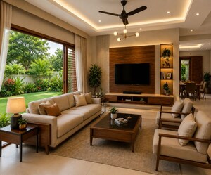 Living Room in 3 BHK Villa at Amala Nagar – for Sale