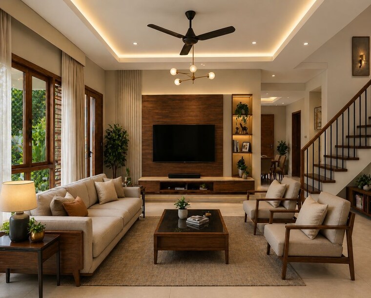 Living Room, amala nagar 3 Bedroom 2000 Sq.Ft. Villa In Amala Nagar Thrissur 10506690