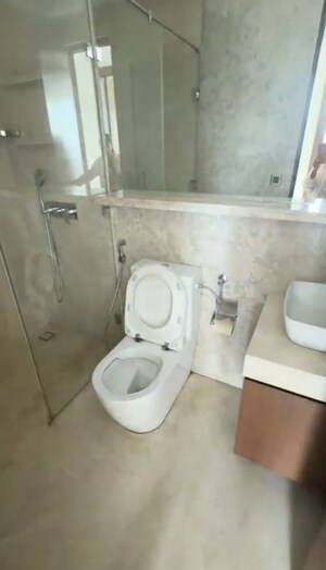 Bathroom in 3 BHK Apartment at Indiabulls Blu, Worli – for Rent