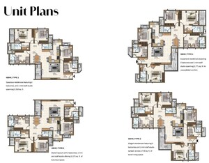 Floor Plan in 4 BHK Apartment at Bren Imperia, Harlur – for Sale