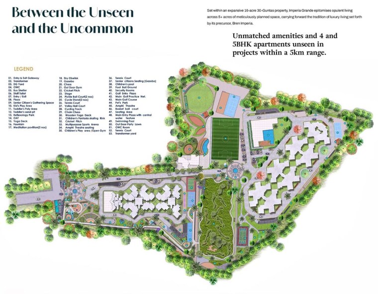 Master Plan, bren-imperia 4 Bedroom 2273 Sq.Ft. Apartment In Harlur Bangalore 10498407