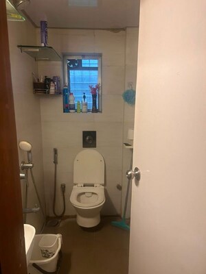 Bathroom in 1 BHK Apartment at Bandra West – for Rent