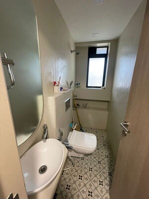 Bathroom in 1 BHK Apartment at Bandra West – for Rent