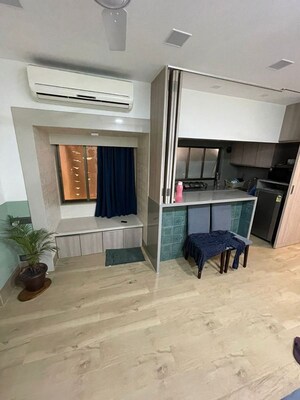 Living Room in 1 BHK Apartment at Bandra West – for Rent