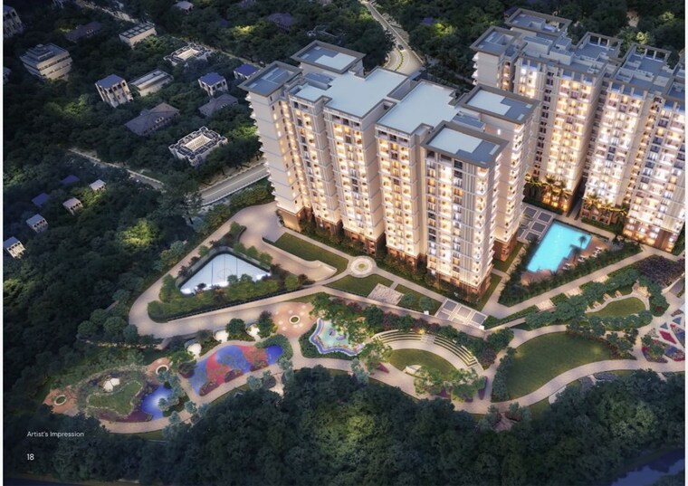 Exterior View, prestige-somerville 3.5 Bedroom 1962 Sq.Ft. Apartment In Whitefield Bangalore 10506834