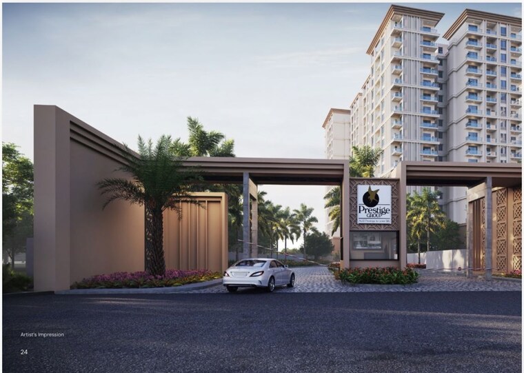 Exterior View, prestige-somerville 3.5 Bedroom 1962 Sq.Ft. Apartment In Whitefield Bangalore 10506834