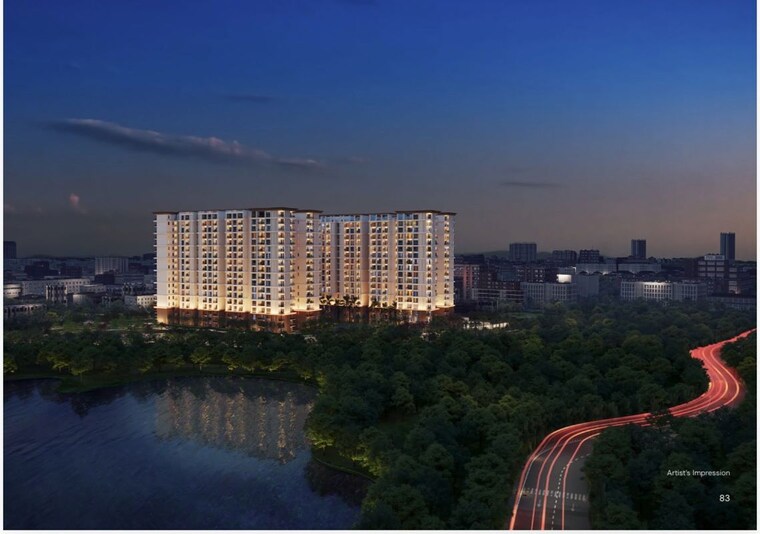 Exterior View, prestige-somerville 3.5 Bedroom 1962 Sq.Ft. Apartment In Whitefield Bangalore 10506834