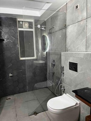 Bathroom in 4 BHK Builder Floor at Bhagirathi Puram – for Rent