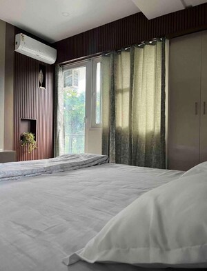 Bedroom in 4 BHK Builder Floor at Bhagirathi Puram – for Rent