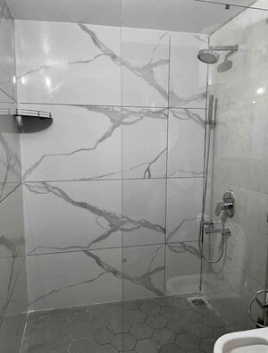 Bathroom in 4 BHK Builder Floor at Bhagirathi Puram – for Rent