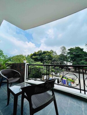 Balcony in 4 BHK Builder Floor at Bhagirathi Puram – for Rent
