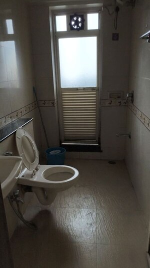 Bathroom in 1 BHK Apartment at K Raheja Heights, Malad East – for Rent