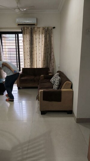 Living Room in 1 BHK Apartment at K Raheja Heights, Malad East – for Rent