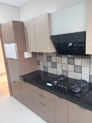 Kitchen in 3 BHK Apartment at Sindhi Society, Chembur – for Rent