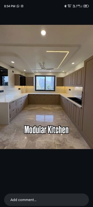 Kitchen in 3 BHK Builder Floor at BPTP Parkland Pride, Sector 77 – for Sale