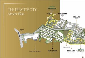Master Plan in 3 BHK Apartment at Eaton Park At The Prestige City, Sarjapur Road – for Sale