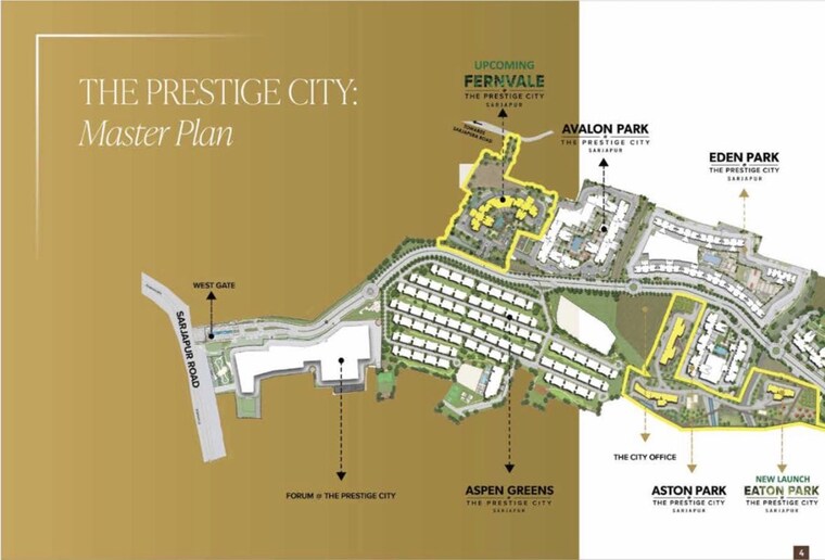 Master Plan, eaton-park-at-the-prestige-city 3 Bedroom 1732 Sq.Ft. Apartment In Sarjapur Road Bangalore 10506985