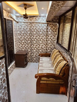 Living Room in 1 BHK Apartment at Ghansoli – for Rent