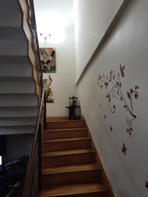 Staircase in 4 BHK Apartment at Rakesh Fantasy Garden, Kasturi Nagar – for Rent