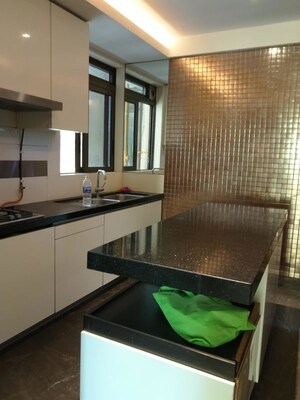 Kitchen in 3 BHK Apartment at Lodha The Park, Worli – for Rent