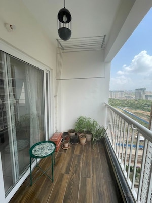 Balcony in 2 BHK Apartment at My Home Avatar, Gachibowli – for Rent
