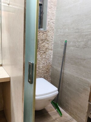 Bathroom in 1 BHK Apartment at Arahant Society, Santacruz East – for Rent
