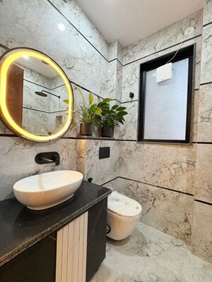 Bathroom in 3 BHK Builder Floor at Anant Raj Ashok Estate, Sector 63a – for Sale