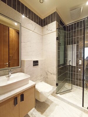 Bathroom in 3 BHK Builder Floor at Greater Kailash – for Rent