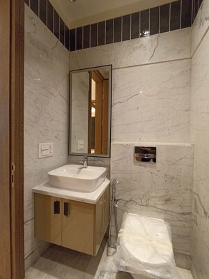 Bathroom in 3 BHK Builder Floor at Greater Kailash – for Rent