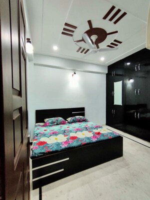Bedroom in 1 BHK Builder Floor at Sushant Lok I – for Rent