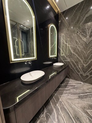 Bathroom in 4 BHK Builder Floor at Palam Vihar – for Sale