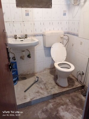 Bathroom in 3 BHK Builder Floor at Panchsheel Vihar – for Rent