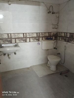 Bathroom in 3 BHK Builder Floor at Panchsheel Vihar – for Rent