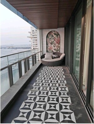 Balcony in 4 BHK Apartment at Rustomjee Ocean Vista, Versova – for Sale