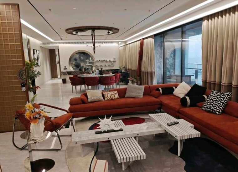 Living Room, rustomjee-ocean-vista 4 Bedroom 2530 Sq.Ft. Apartment In Versova Mumbai 10507534