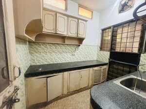Kitchen in 1 BHK Builder Floor at Sushant Lok I – for Rent