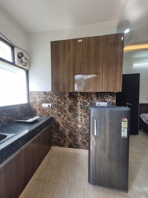 Kitchen in 1 RK Builder Floor at Sushant Lok I – for Rent