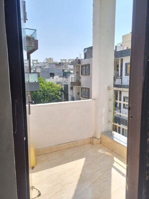 Balcony in 1 RK Builder Floor at Sushant Lok I – for Rent