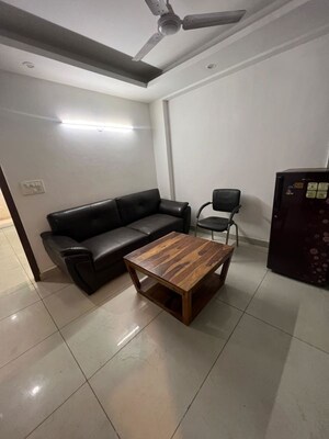 Living Room in 1 BHK Builder Floor at Sushant Lok I – for Rent