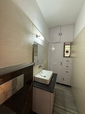 Bathroom in 3 BHK Builder Floor at Panchsheel Park – for Rent