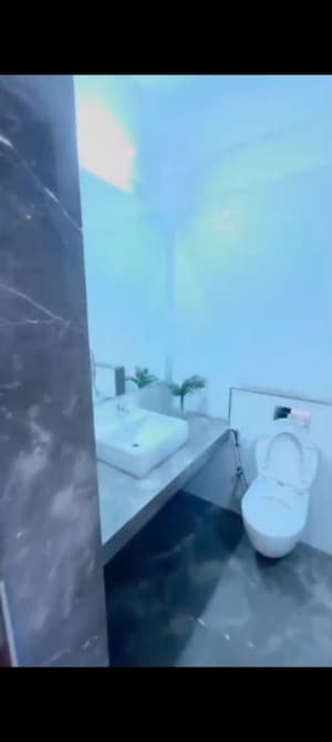 Bathroom in 2.5 BHK Apartment at Kalpataru Radiance, Goregaon West – for Rent