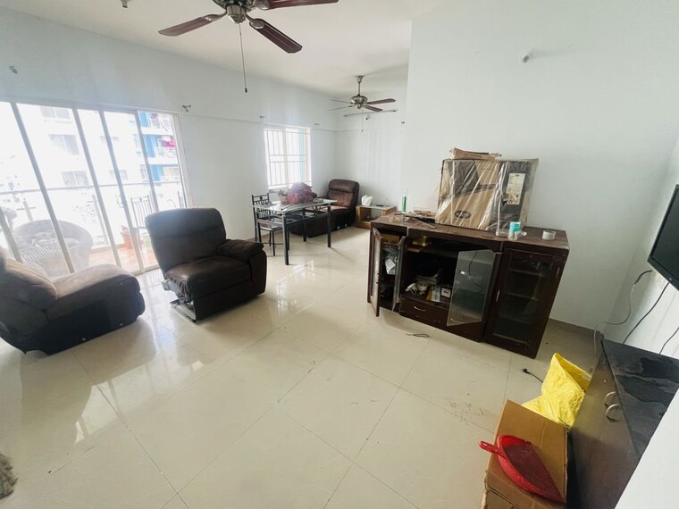 Living Room, megapolis-smart-homes-i 2 Bedroom 1005 Sq.Ft. Apartment In Hinjewadi Pune 10495834