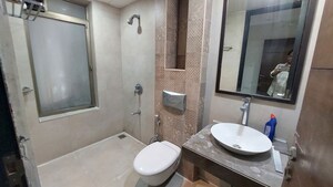 Bathroom in 3 BHK Apartment at Lodha Luxuria, Majiwada – for Rent