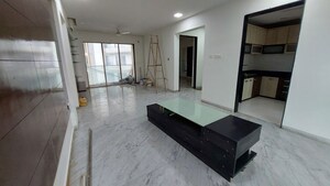 Living Room in 3 BHK Apartment at Lodha Luxuria, Majiwada – for Rent