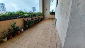 Terrace in 3 BHK Apartment at Lodha Luxuria, Majiwada – for Rent